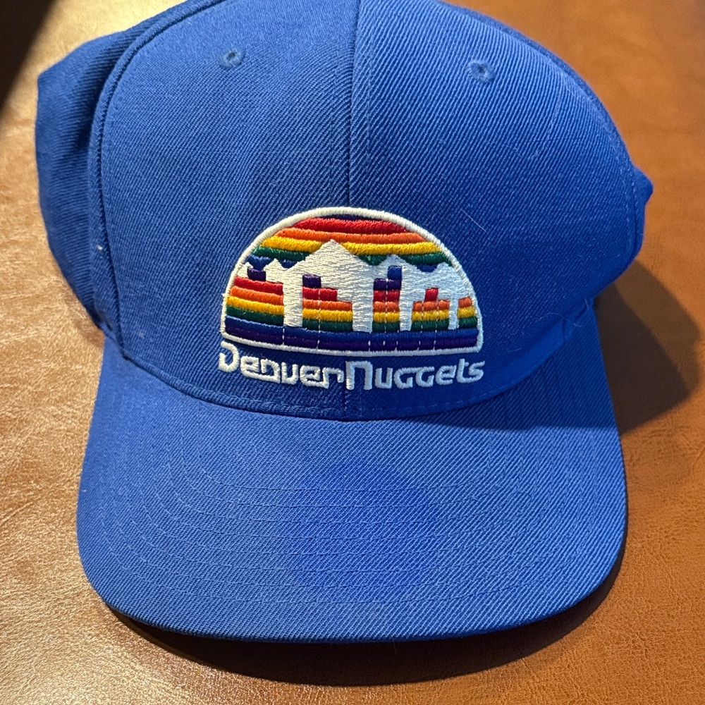Mitchell & Ness Blue Denver Nuggets SnapBack Cap